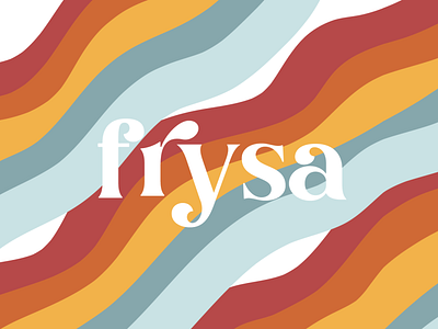 frysa branding design graphic design logo typography