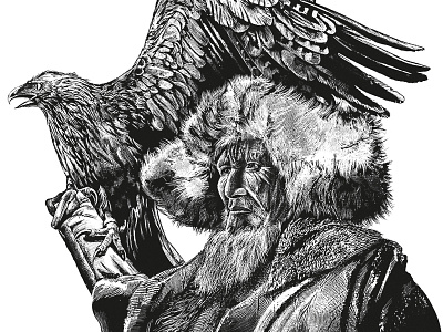 Berkutchi art berkutchi digitalart eagle falcon hunter hunting kazakhstan ragestrength riderbird speed survival