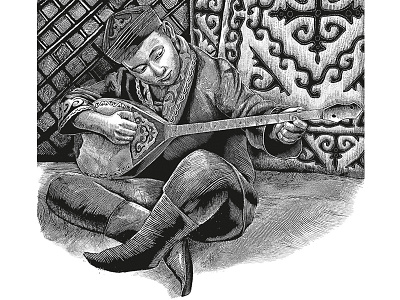 Dombra art centralasia digitalartnomads dombra dombyra kazakhstanturks musicianmusicalinstrument sergeymaltsev