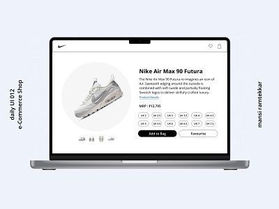 Daily UI 012 daily ui daily ui 012 dailyui design e commerce e commerce shop shop ui web