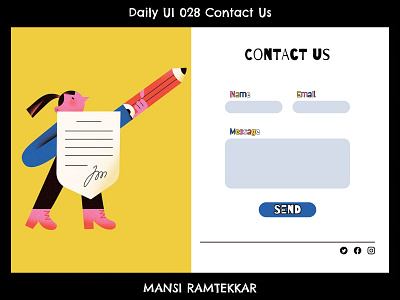 Daily UI 028 Contact Us