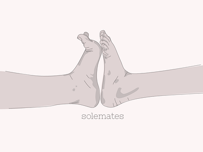 solemates illustration illustrator punny