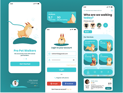 Pet Care Platform app branding design graphic design illustration image app logo ui ux vector