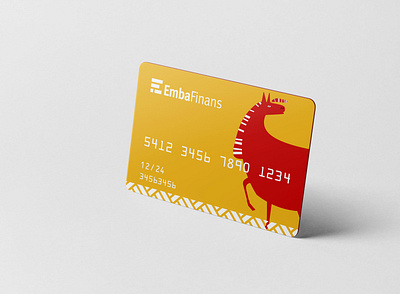 Embafinance Plastic credit card branding card design creative credit card design illustration