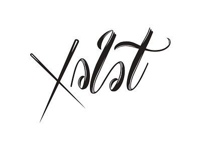 Xələt Atelier branding creative design flat illustration lettering logo minimal type typography