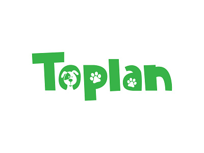 Toplan Dog Shelter branding creative design flat illustration lettering logo minimal type typography