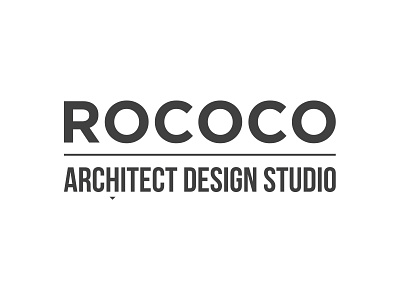 ROCOCO branding creative design flat illustration lettering logo minimal type typography