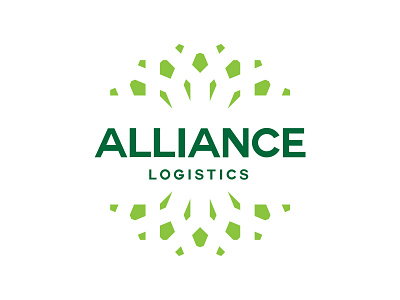 ALLIANCE LOGISTICS branding creative flat illustration lettering logo type typography