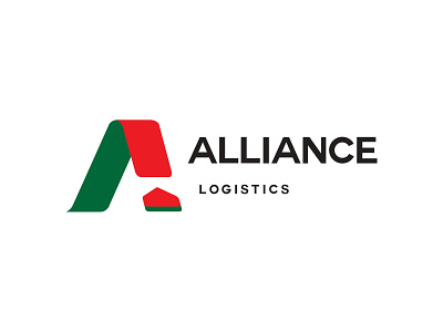 ALLIANCE LOGISTICS branding creative design flat illustration lettering logo minimal type typography