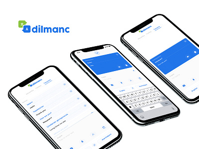 Dilmach - Translate App Concept app application design branding flat logo ui ux