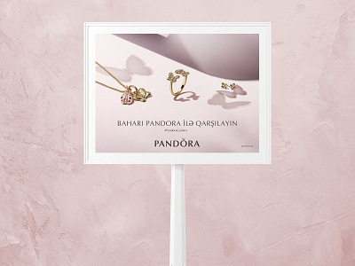 PANDORA - Advertisement Billboards for Azerbaijan advertisement billboard design brand design pandora