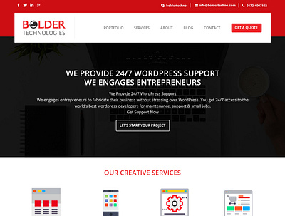 Bolder technologies uiux webdesign