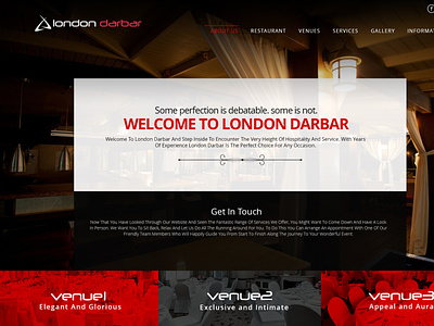 London darbar graphicdesign ui webdesign
