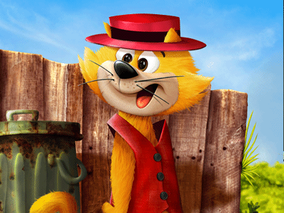 Top Cat 3D (sort of) after effect character procreate