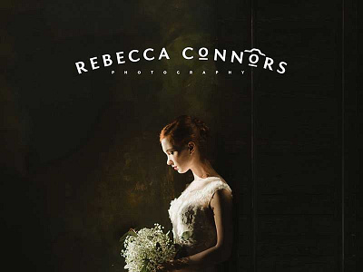 Rebecca Connors logo logo photo photography simple wedding