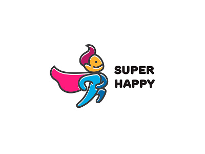 Super happy logo