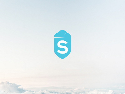 Letter S logo buy cloud design forsale letter logo logotype online ready s sale security shield tecnology unique