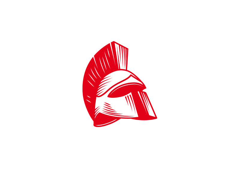 Helmet logo forsale sale ready online buy design unique logotype logo masculine warrior history greece spartan helmet