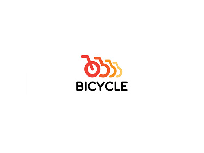Bicycle logo bicycle bikes buy color design forsale line logo logotype online orange ready red sale unique yellow