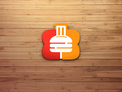 Burger logo bbq bread burger buy cafe logo design eatery fastfood food hipster logo logotype meat online ready red sale sauce unique yellow