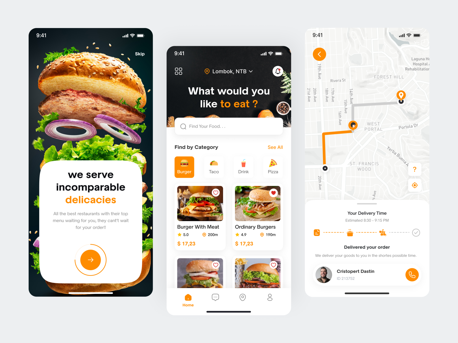 Fooduro Food Delivery App by Hendri Gendrok for Bauixindo on Dribbble