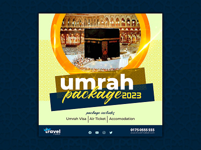 Umrah Haj, Social media Poster