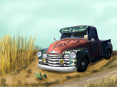 Farm Truck :) country farm illustration photoshop rustic truck