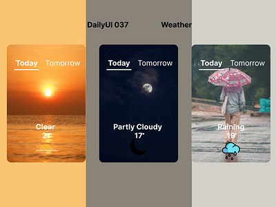 Weather dailyui dashboard design figma ui ux weather