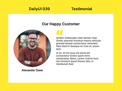 Testimonial dailyui dashboard design figma review testimonial ui ux