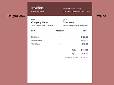 Invoice