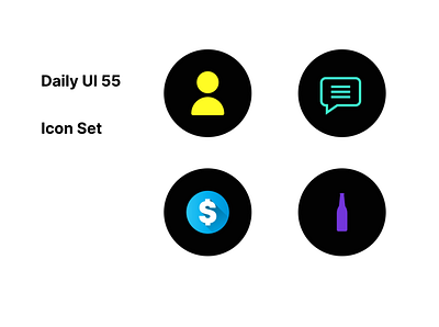 Icon Set dailyui dashboard design education figma icon logo ui ux