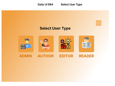 Select User Type