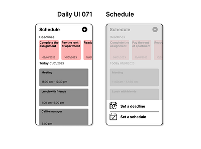 Schedule dailyui dashboard design education figma schedule task ui ux