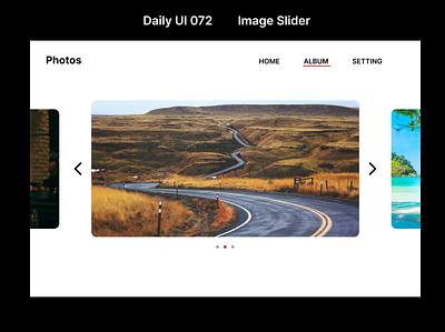 Image Slider dailyui dashboard design education figma image slider photo ui ux