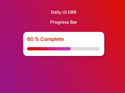 Progress Bar completion dailyui dashboard design education figma progress ui ux