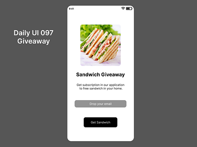 Giveaway dailyui dashboard design education figma food giveaway ui ux