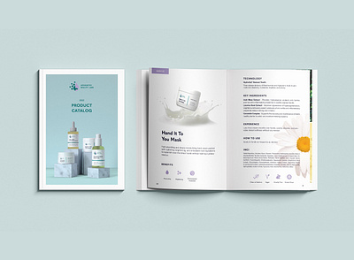 Beauty Company Annual Product Catalog catalog catalog design design graphic design layout layout design mockup vector