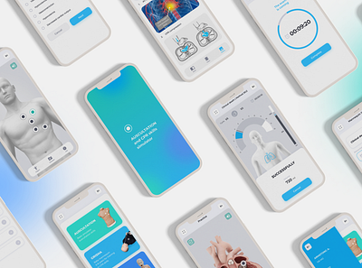 Mobile app | CPR & AUSCULTATION health mobile design ui ux