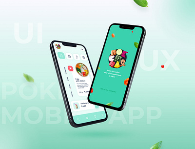 Poke | Mobile app delivery food mobile design ui ux