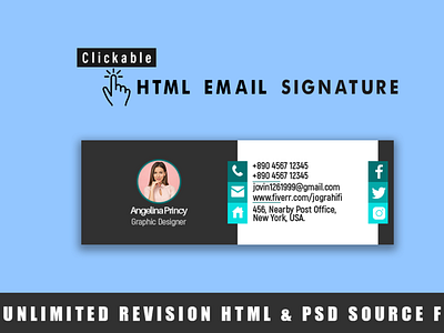 Email Signature graphic design
