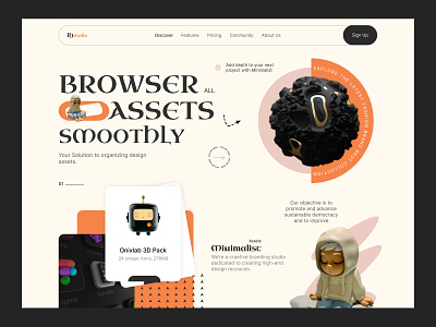 3D Assets - Web Page