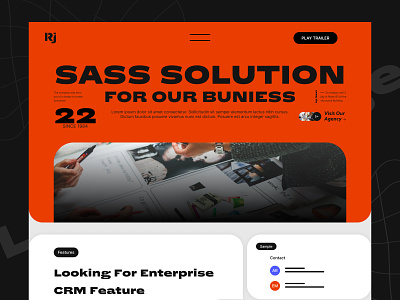SaaS - Website Landing Page