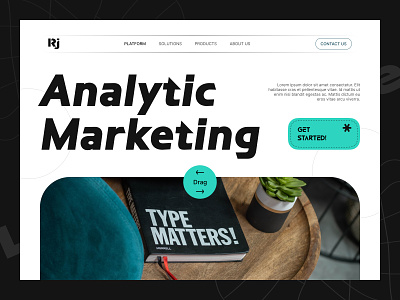 Marketing Analytic - Website Landing Page Design