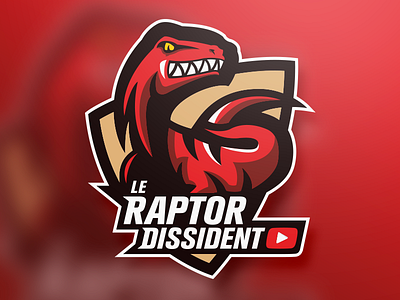 Logo – Le Raptor Dissident esport ics logo raptor red sport