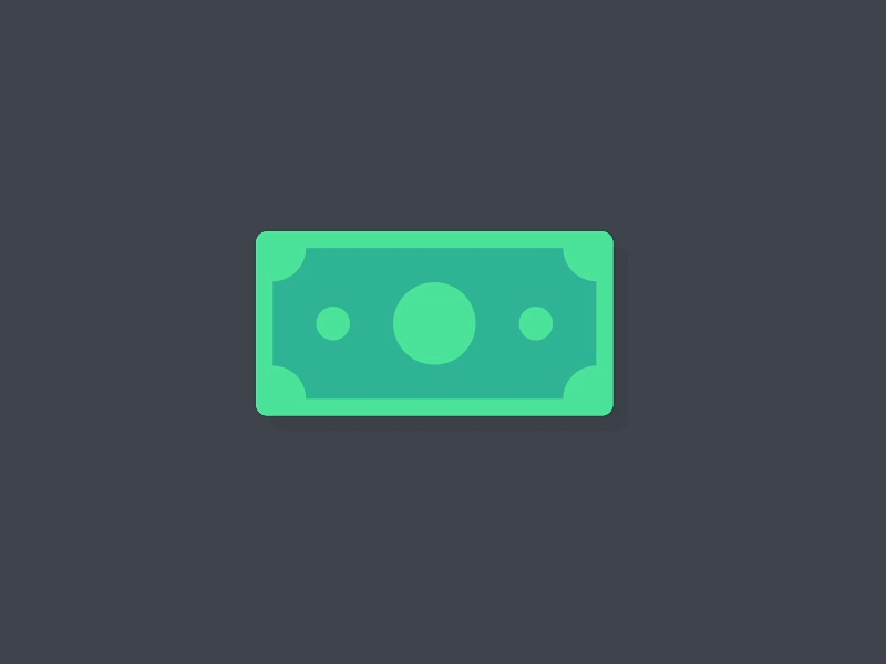 Dollar bills $$$ $ after affects animation bill bills dollar gif green illustrator money payday payement us usa