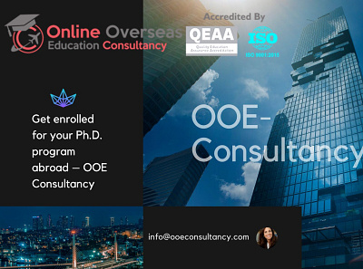 Get enrolled for your Ph.D. program abroad – OOE Consultancy distancelearning ooec phd phdprogram