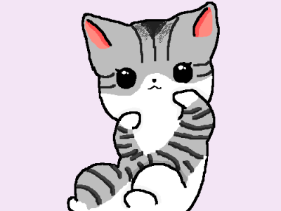 Grey Striped Cat