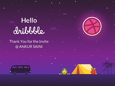 Hello, Dribbblers! Big thanks to @Ankur Saini for the invite!