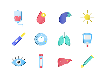 Health Icons health icon set icons illustration medical