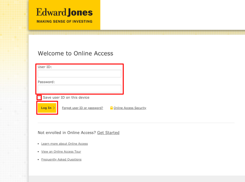 Edward Jones Login by Avery smith on Dribbble
